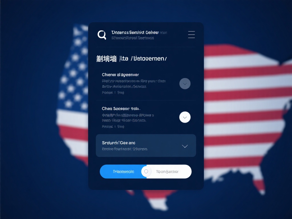 选择目标服务器
翻墙时，建议选择位于内容服务目标