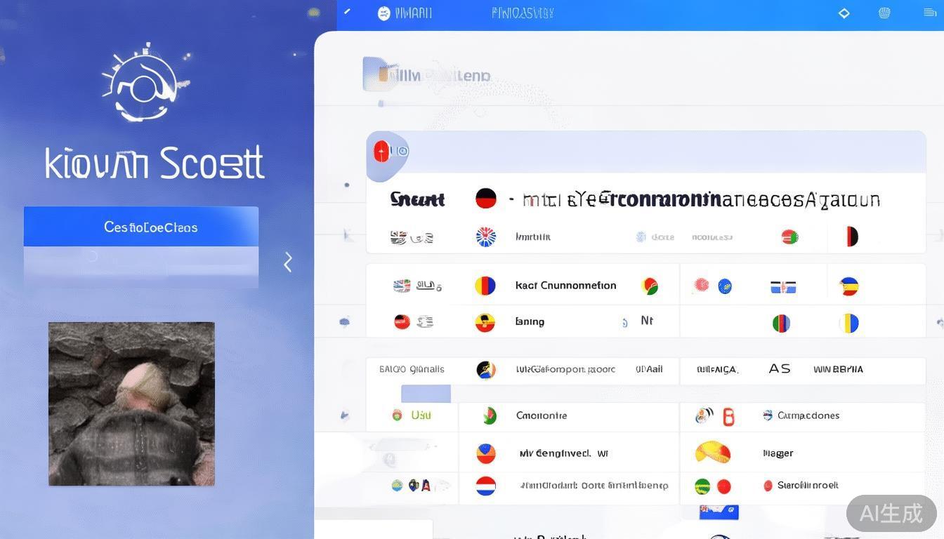 登录成功后，进入主界面可以看到多国服务器列表。用户